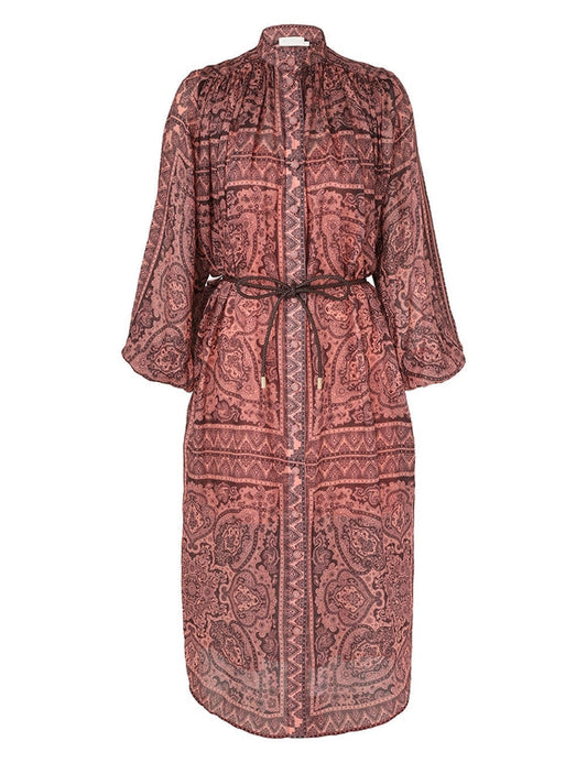 Ottie Long Sleeve Shirt Dress